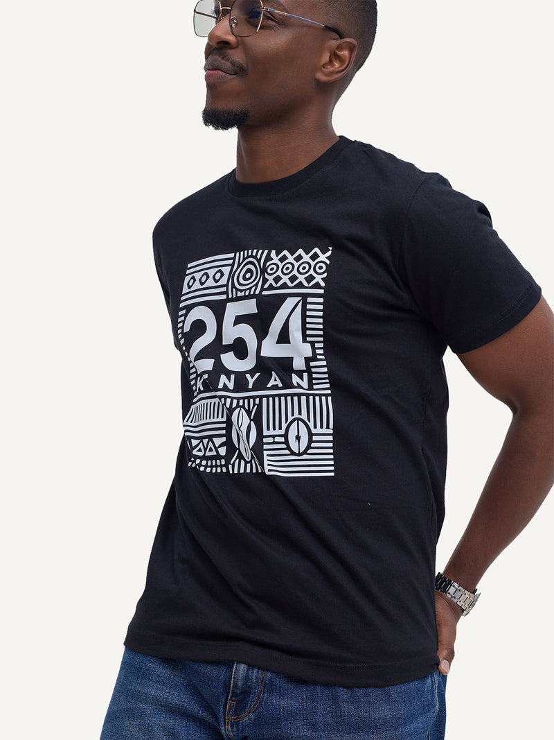 Kali Graphic Ts: Black with 254
