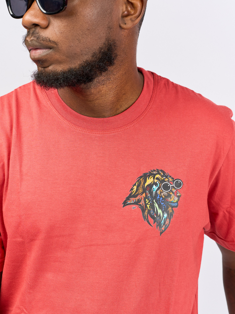 Kali Graphic Ts: Rust with Minimal Simba