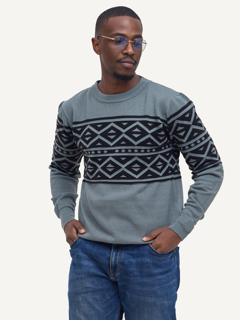 Kali Mens KnitWear: Grey