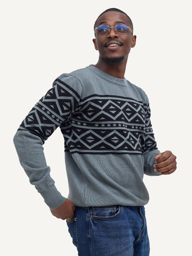 Kali Mens KnitWear: Grey
