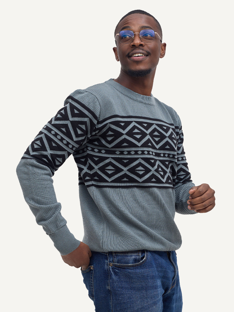 Kali Mens KnitWear: Grey