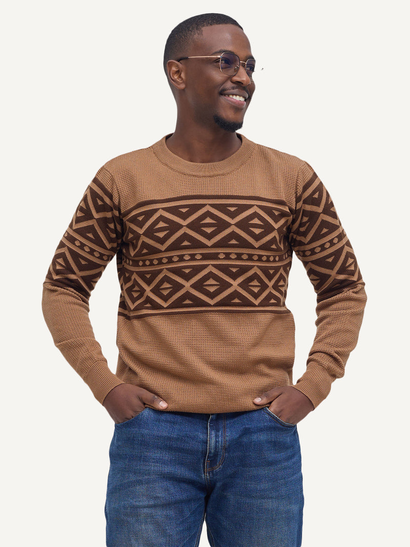 Kali Mens KnitWear: Brown