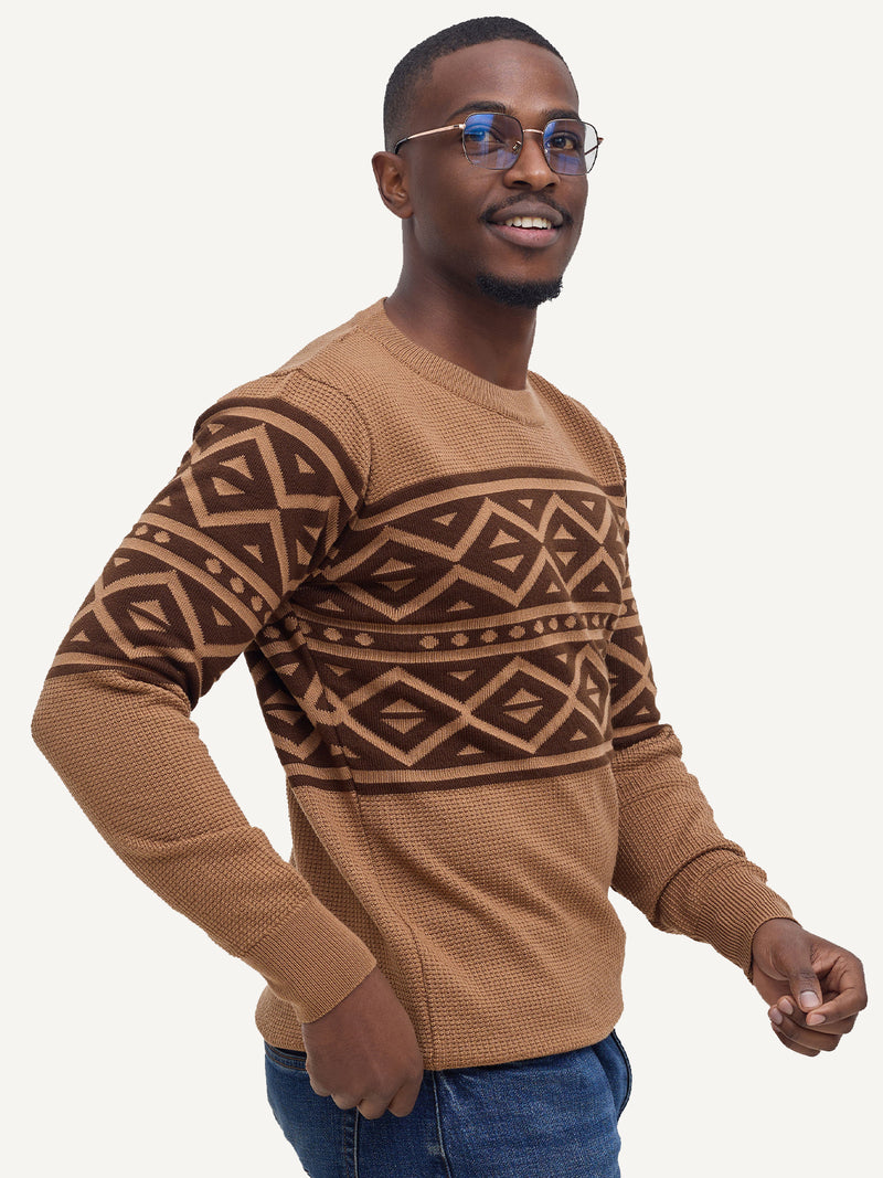 Kali Mens KnitWear: Brown
