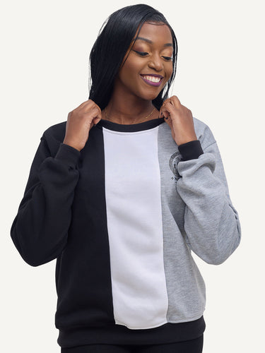 Kali Block Sweats - Tops: Black with Nairobi II