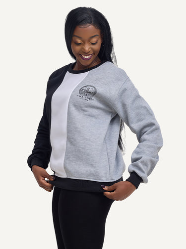 Kali Block Sweats - Tops: Black with Nairobi II