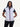 White with Pink Tribal Ladies Softshell Jacket: Sleeveless