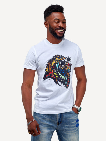 Kali Graphic Ts: White with Simba