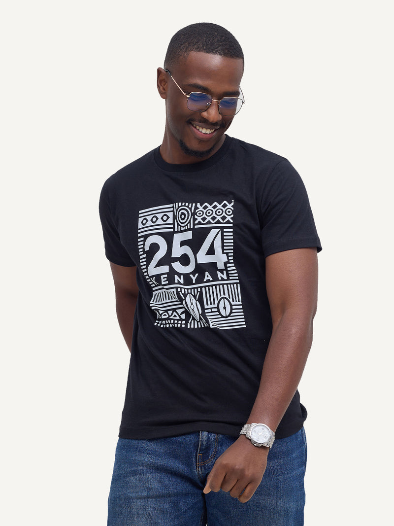 Kali Graphic Ts: Black with 254