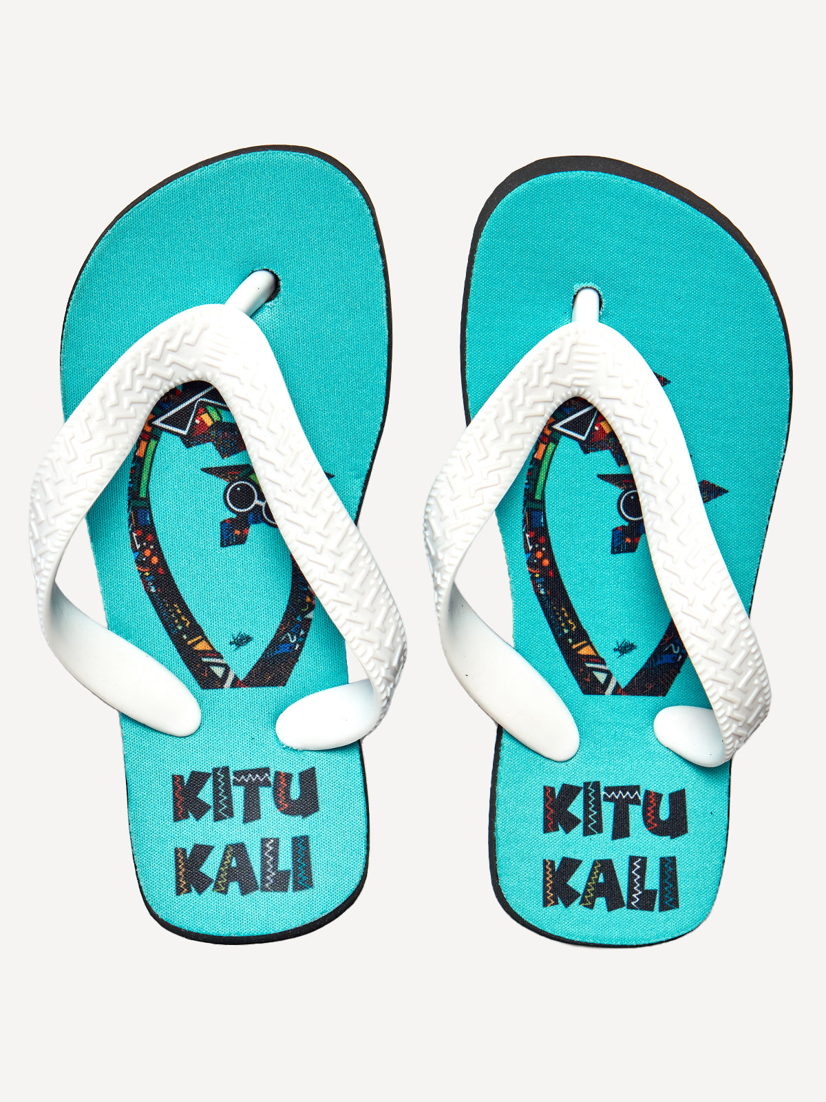 Kids FlipFlops: Baby Blue with Twiga