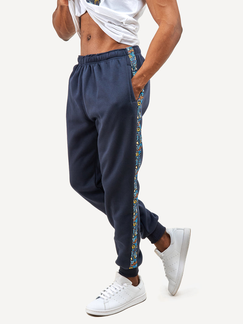 Kali Sweats: Pants - Navy with Blue KK