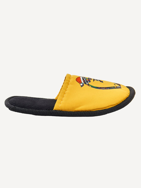 Yellow Christmas Twiga - Bedroom Slippers