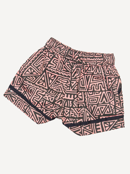 Kali Swim Shorts: Girls - Pink KK