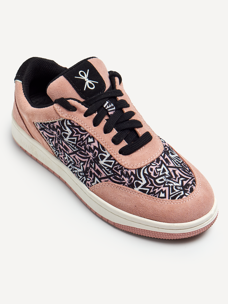 Kali Lifestyles: Baby Pink Suede with Pink KK (Vibrant)
