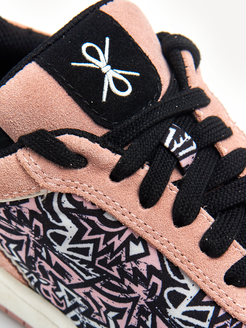 Kali Lifestyles: Baby Pink Suede with Pink KK (Vibrant)