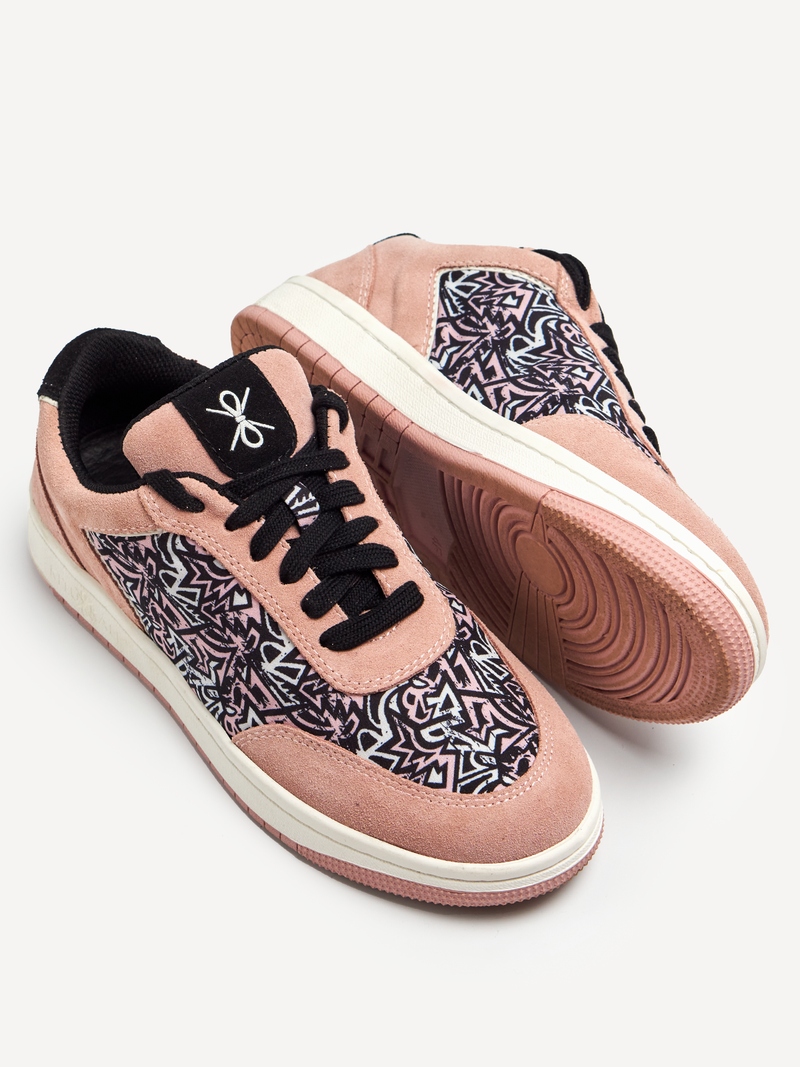 Kali Lifestyles: Baby Pink Suede with Pink KK (Vibrant)