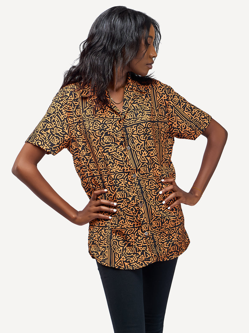 KaliShirts: Black & Gold KK Print