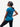 Ladies Graphic Ts: Petrol Blue With Twiga