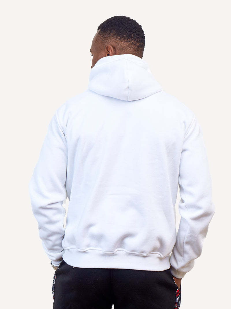 Kali Graphic Hoodies: White with Tembo
