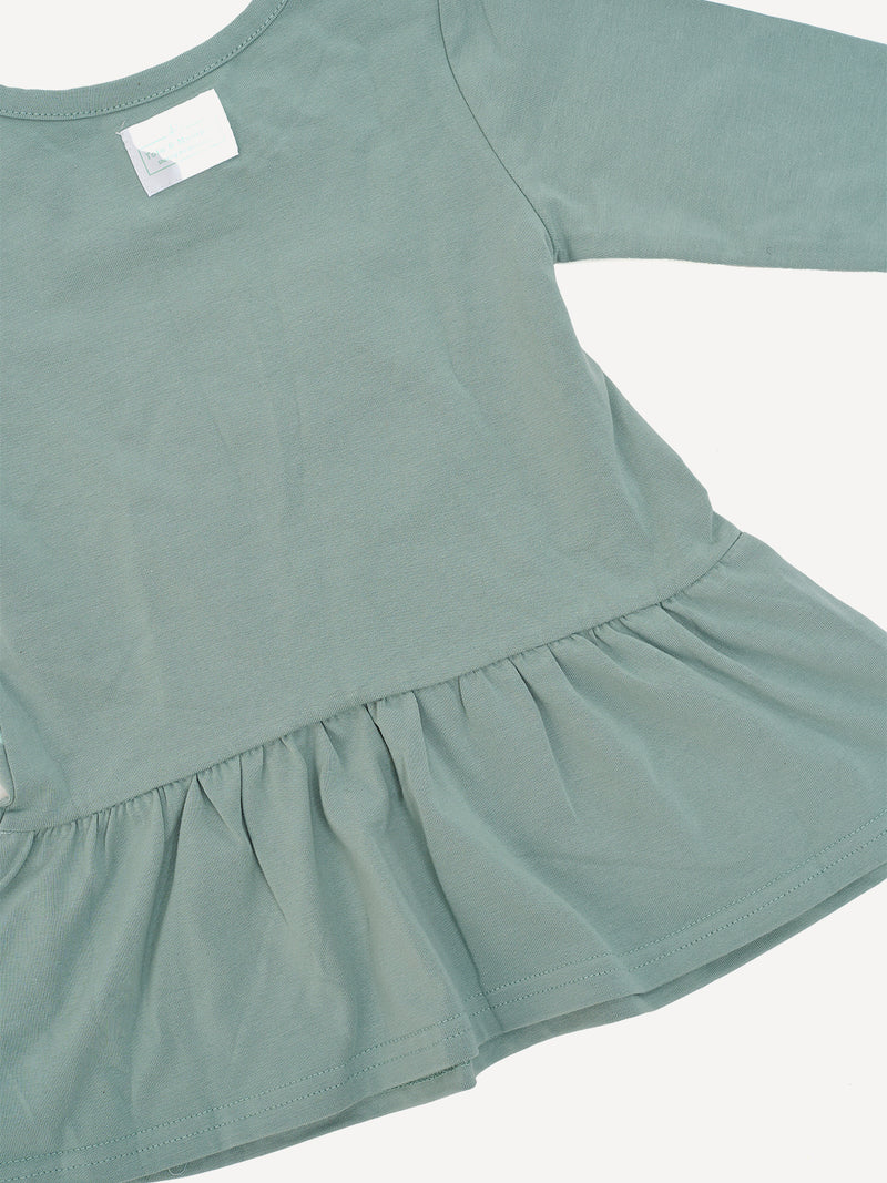 Kali Totos: Jersey Dress - Sea with Baby Hippo