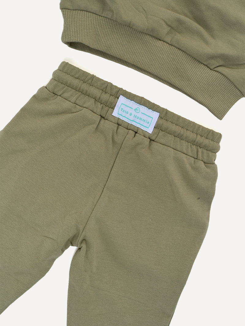 Kali Totos: Sweat Set - Mint with Cactii