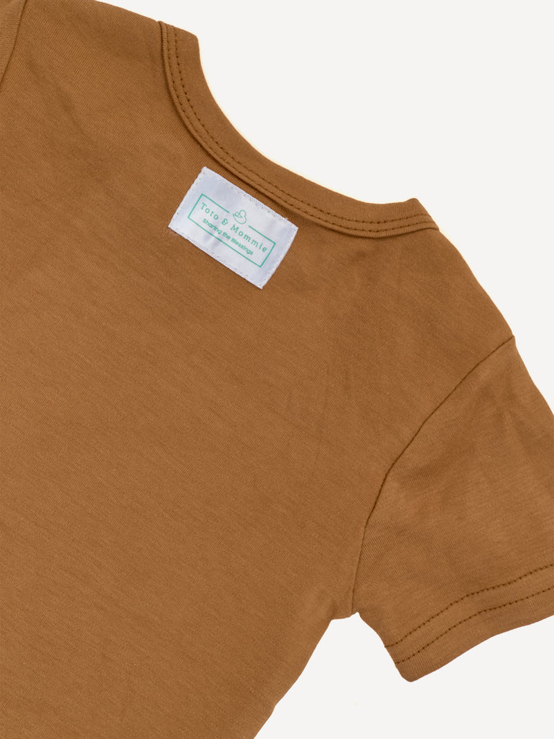 Kali Totos: Bodysuit - Peanut with Nairobi