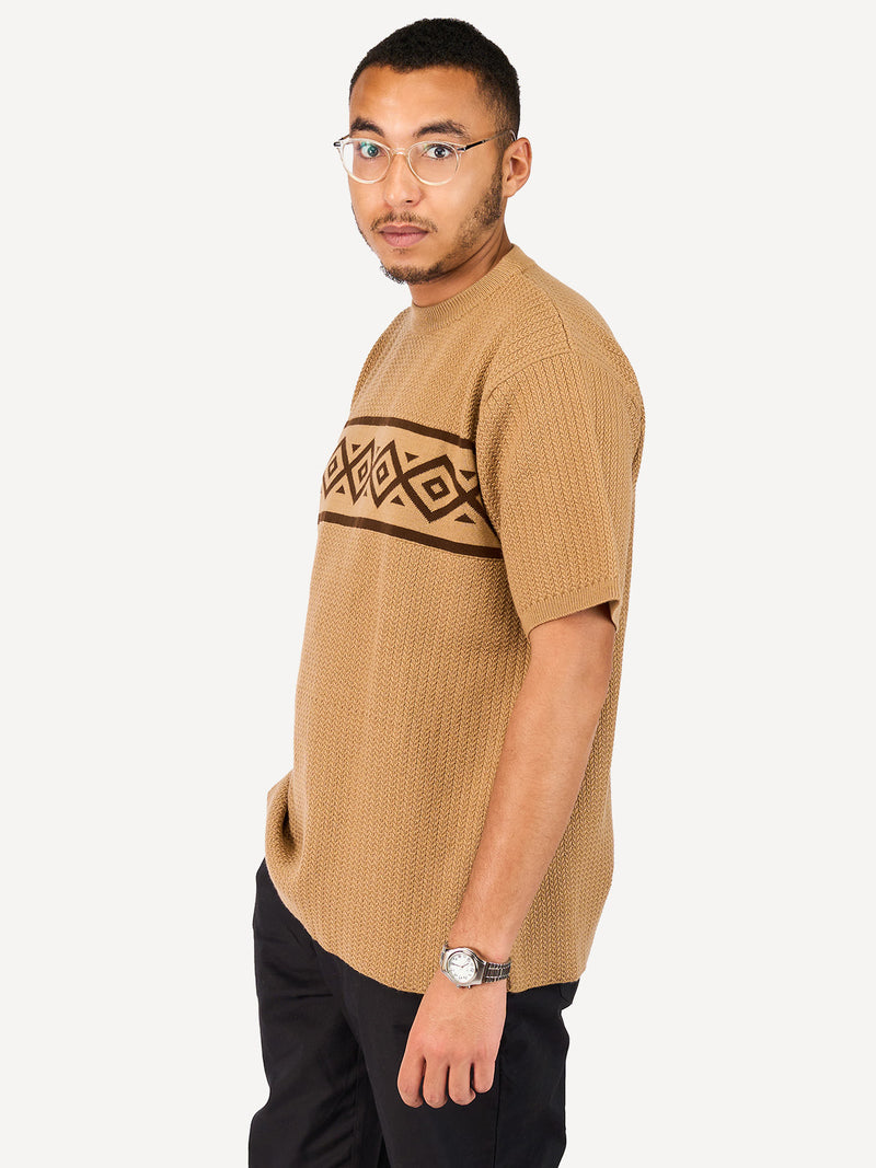 Kali KnitWear Set: T-shirt - Beige