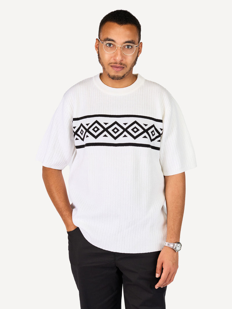 Kali KnitWear Set: T-shirt - White