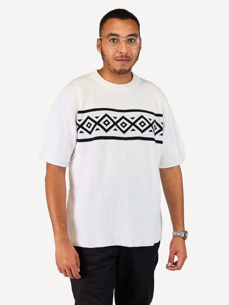 Kali KnitWear Set: T-shirt - White