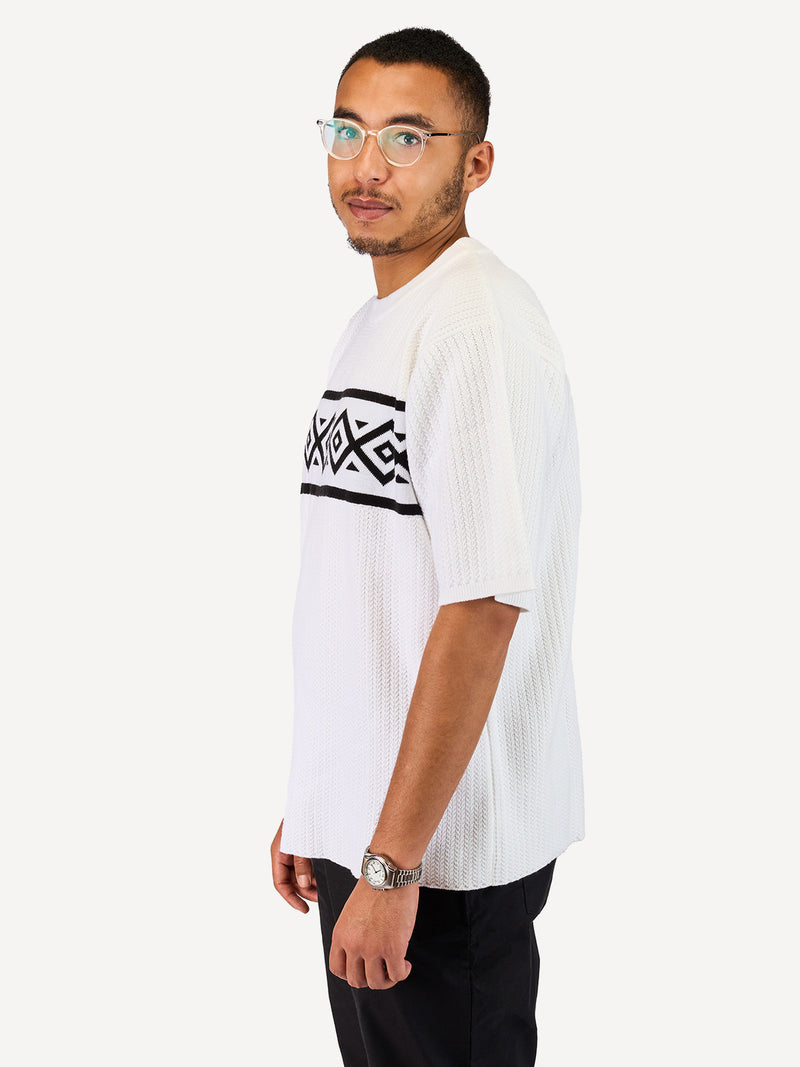 Kali KnitWear Set: T-shirt - White