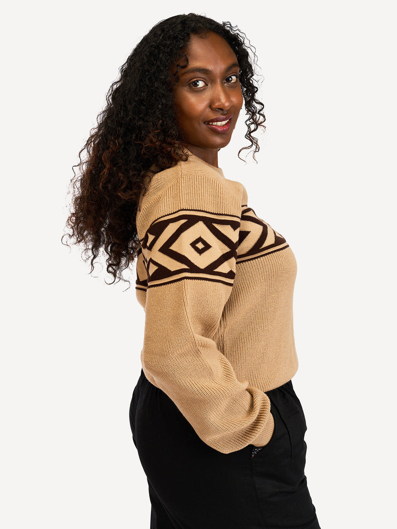 Kali Ladies KnitWear: Beige