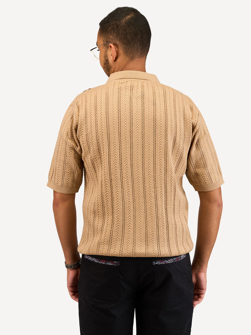 Chino Shorts: Black with Red & Black Tattoo Print