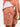 Kali Swim Shorts: Men - Orange Wave Print
