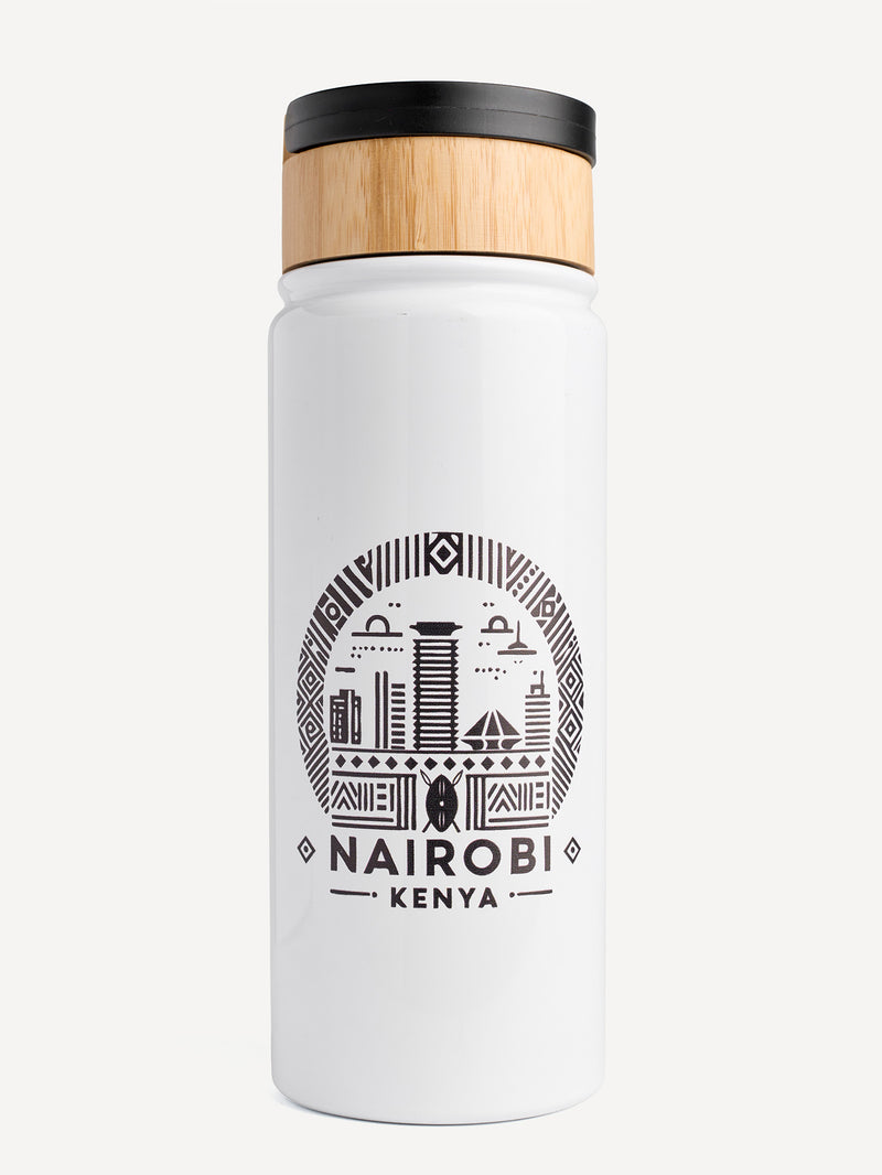 Kali Sports Water Bottles: White with Nairobi II