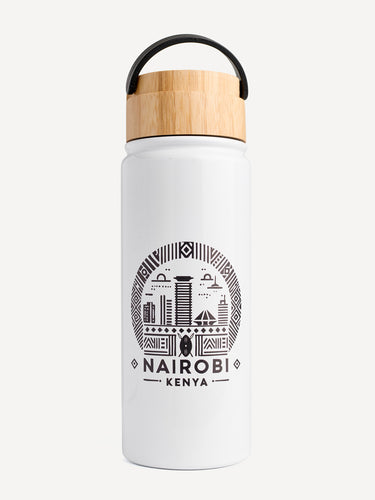 Kali Sports Water Bottles: White with Nairobi II