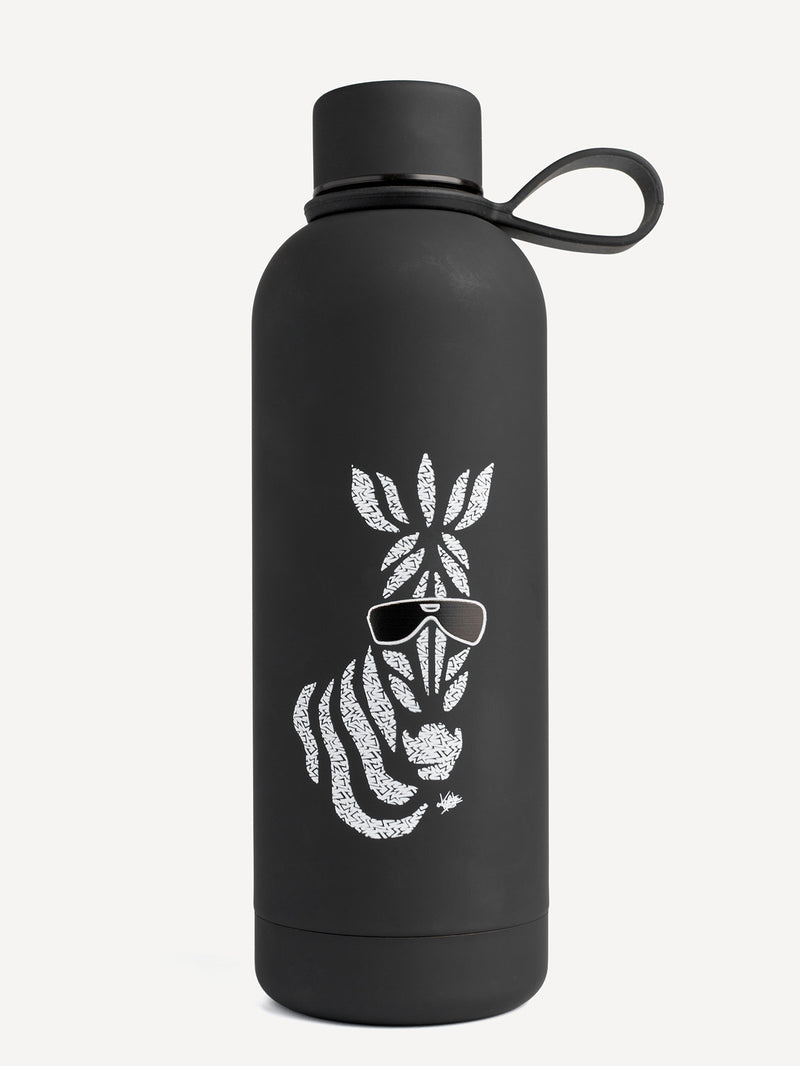Kali Skin Feel Water Bottles: Black with Milia