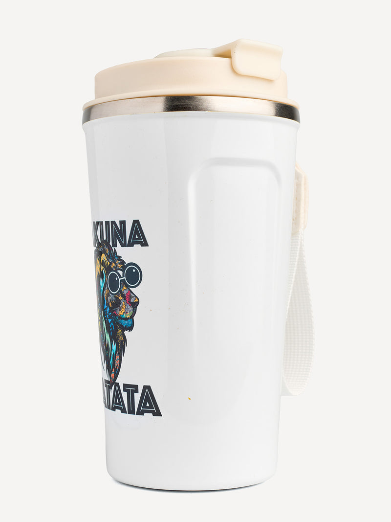 Kali LED Tumblers: White with Hakuna Matata Simba