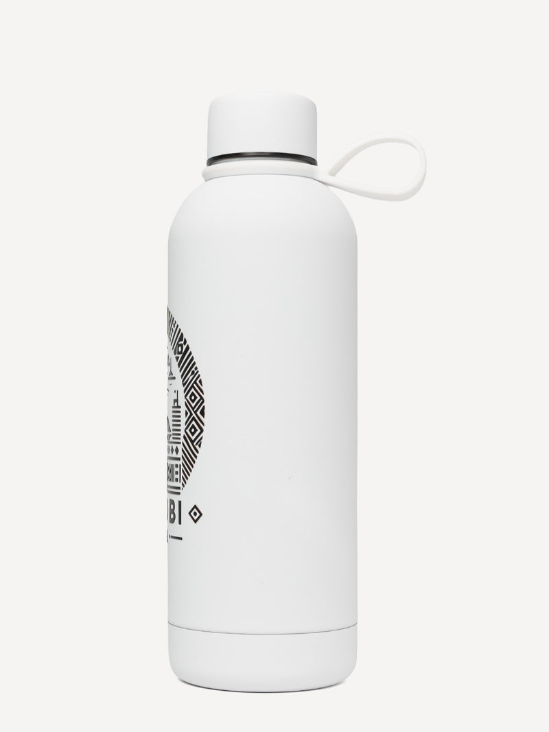 Kali Skin Feel Water Bottles: White with Nairobi II