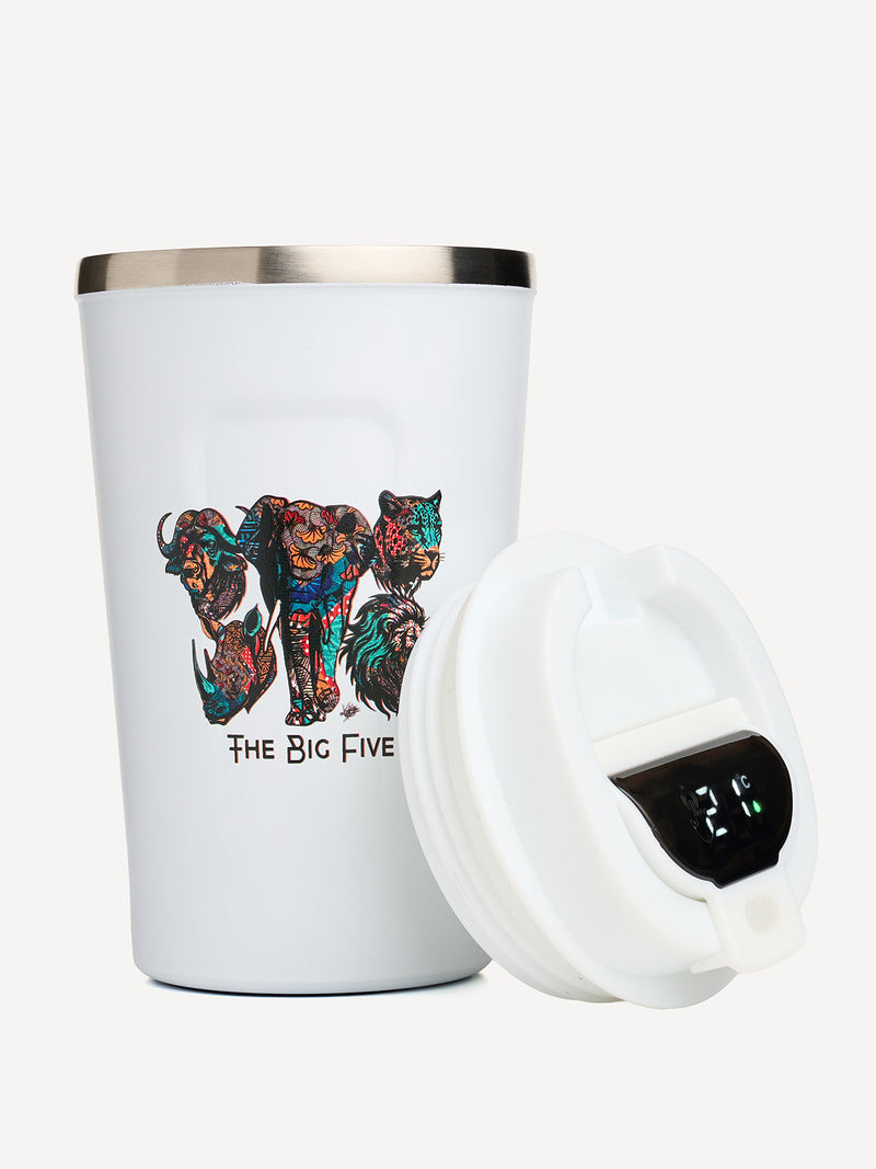Kali LED Tumblers: White with Big Five