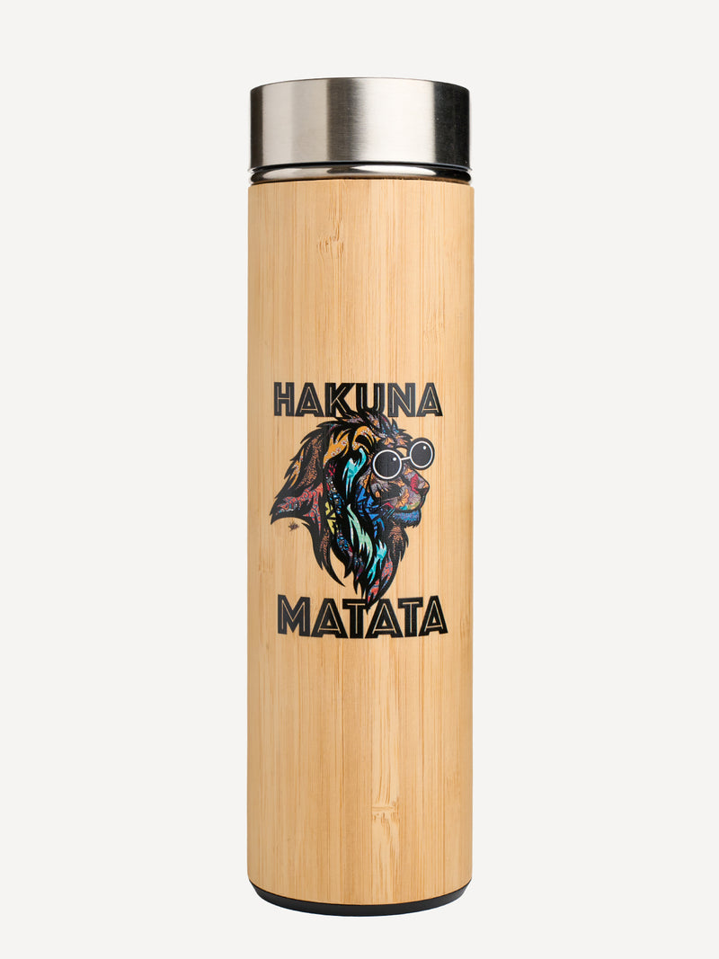 Kali Wooden Water Bottles: Hakuna Matata Simba