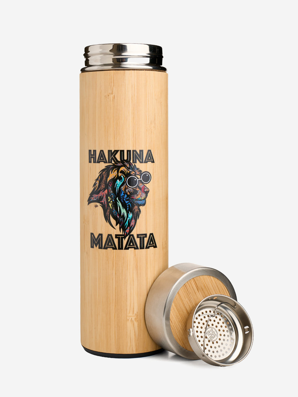 Kali Wooden Water Bottles: Hakuna Matata Simba