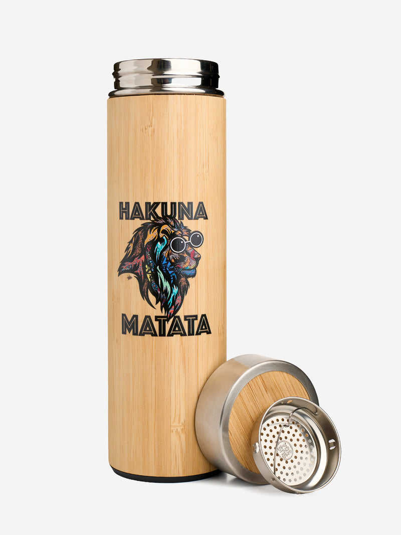 Kali Wooden Water Bottles: Hakuna Matata Simba