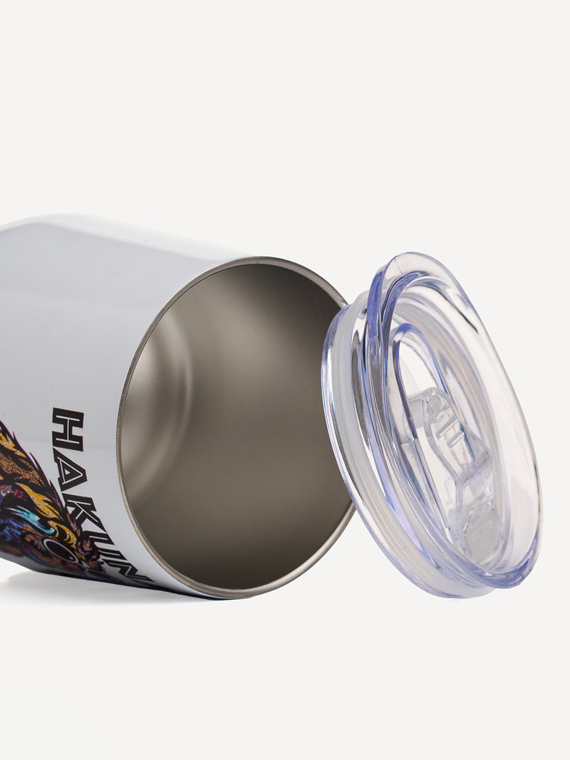 Insulated Mugs: White with Hakuna Matata Simba