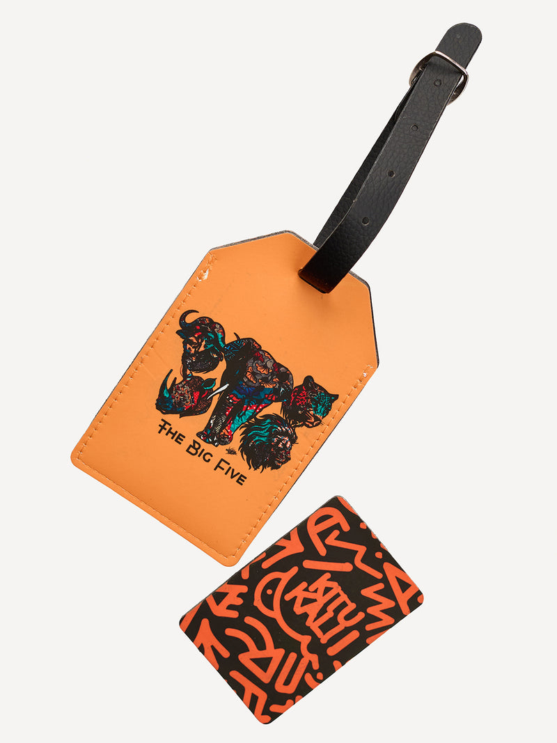 Kali Luggage Tags: Big Five