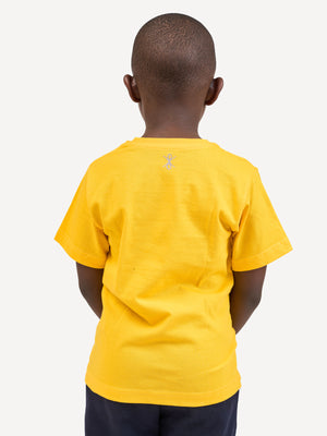 Kali Kids Ts: Yellow with Big Five
