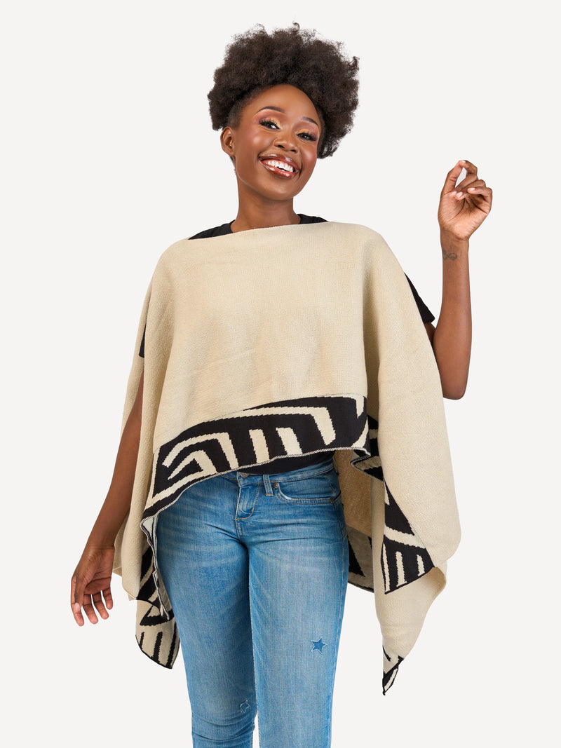 Kali Ponchos - White