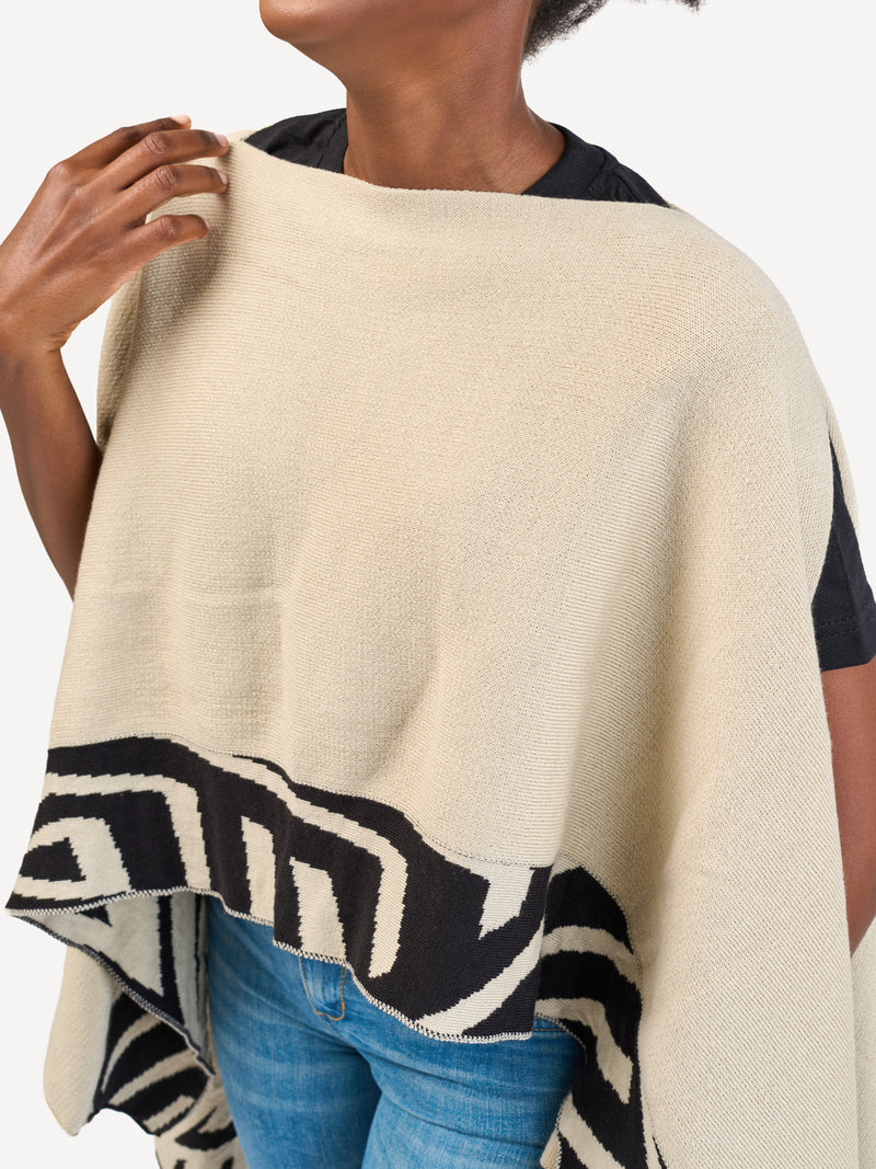 Kali Ponchos - White