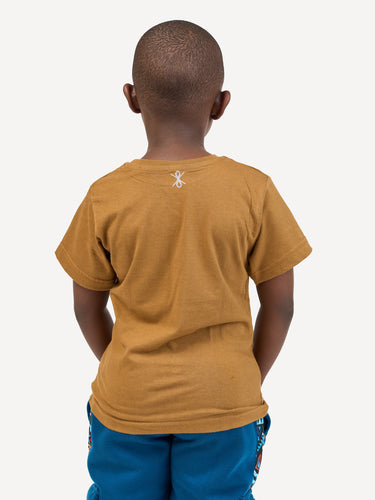 Kali Kids Ts: Vintage Umber with Simba Cub