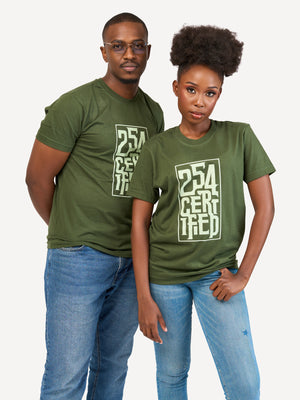 Kali Graphic Ts: Pine Green with 254 Cert.