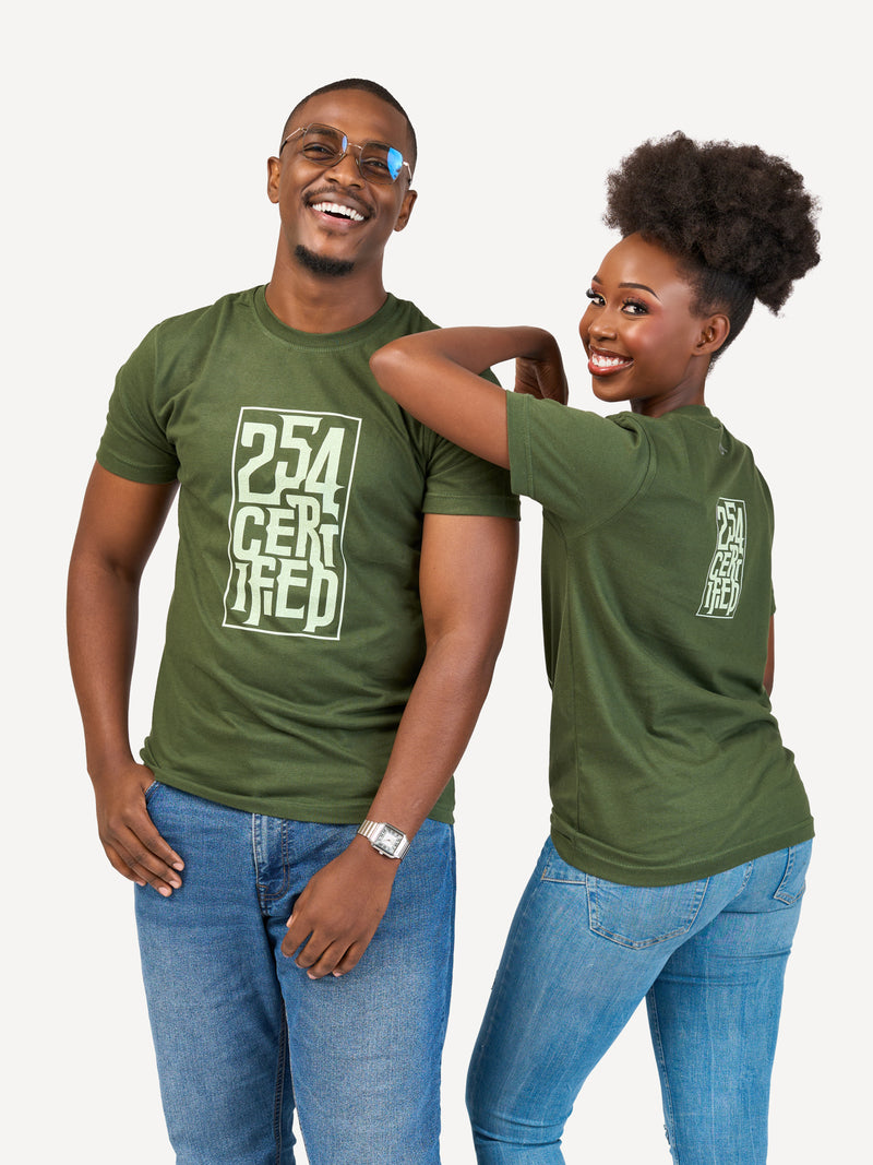Kali Graphic Ts: Pine Green with 254 Cert.