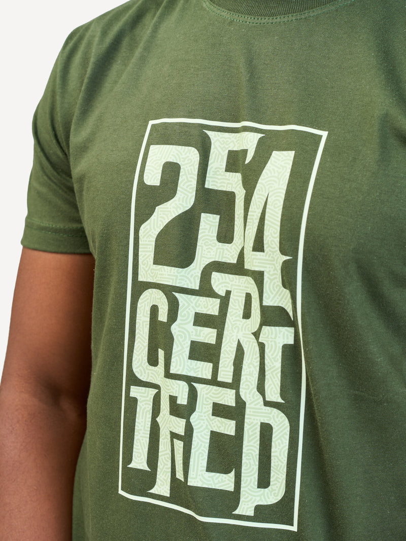 Kali Graphic Ts: Pine Green with 254 Cert.
